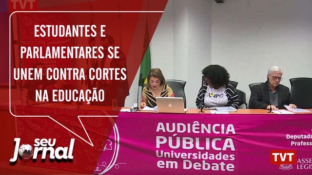 Estudantes e parlamentares se unem na ALESP contra cortes na Educação