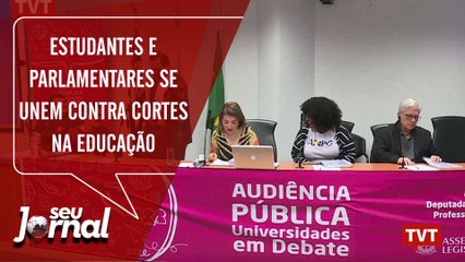 Estudantes e parlamentares se unem na ALESP contra cortes na Educação