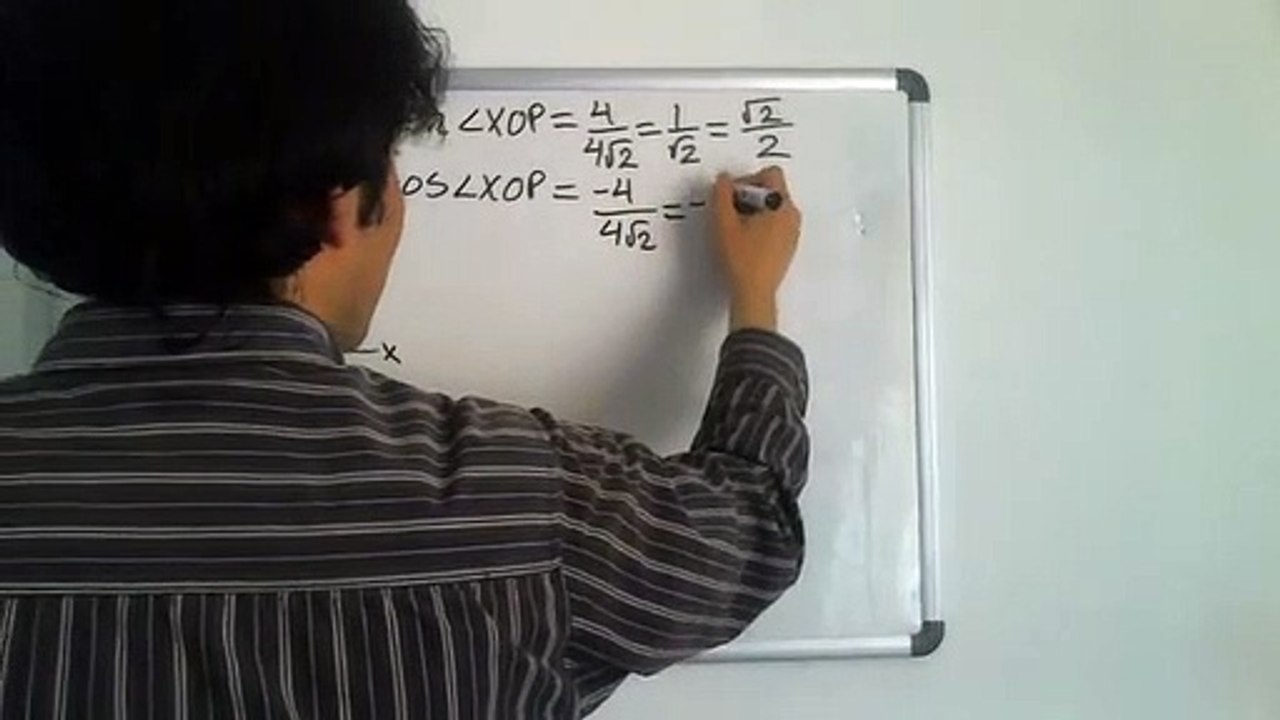 Trigonometría Fácil - Angulo Mayor a 90 grados y sus Funciones Trigonometricas