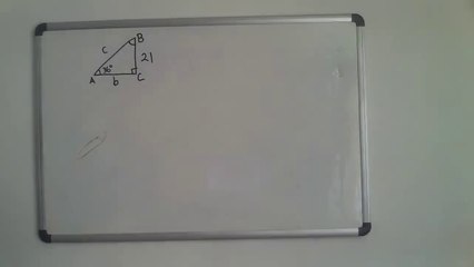 Matemáticas Fáciles - Resuelve un triángulo rectángulo usando cotangente y secante