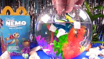 Finding Nemo McDonald's Happy Meal Toys! Dory Marlin Pearl Bath Squirters