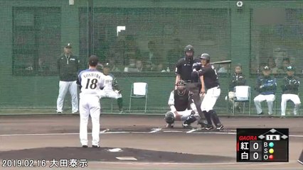 2019年ファイターズ 紅白戦、練習試合、オープン戦のホームラン集