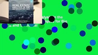[Read] Real Estate Analysis in the Information Age: Techniques for Big Data and Statistical