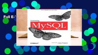 Full E-book Learning MySQL  For Free