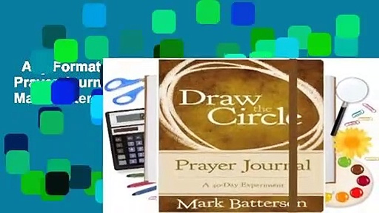 Any Format For Kindle Draw the Circle Prayer Journal A 40Day Experiment by Mark Batterson
