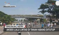 Tanah Abang Memanas, Polisi Tembakkan Gas Air Mata ke Massa