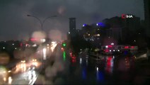 Sağanak yağış Anadolu yakasında da etkili oldu