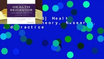[GIFT IDEAS] Health Behavior: Theory, Research, and Practice