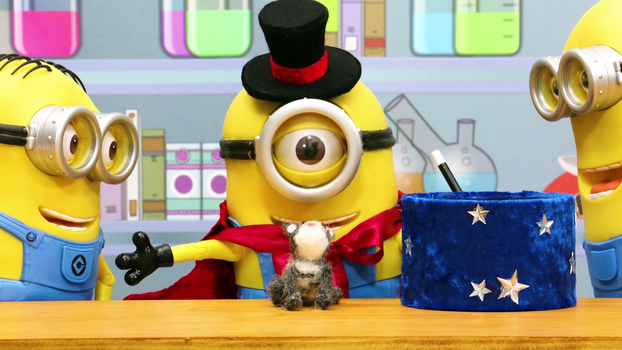 Minions STOP MOTION (Video) Minions Magic Tricks! Minions Stop Motion Animation  Crafty Kids