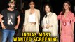 Alia Bhatt, Vidya Balan, Athiya Shetty At Arjun Kapoor's India's Most Wanted Screening