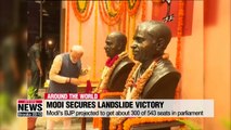 Modi declares victory in India elections as opposition Congress Party concedes