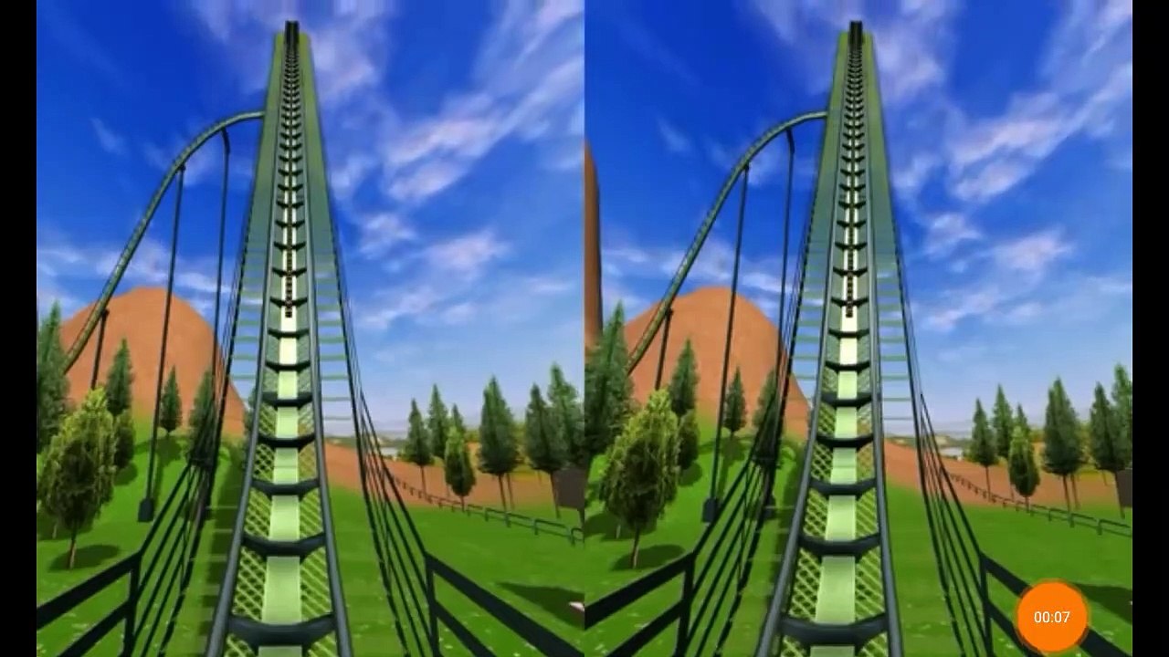MONTAÑA RUSA EXTREMA EN  VR  ( REALIDAD VIRTUAL) IMPRESIONANTE