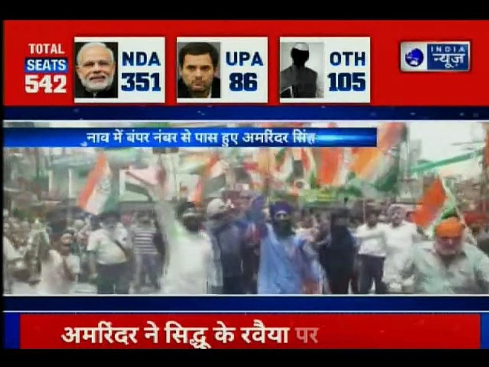 Amarinder Singh Navjot Singh Sidhu Row अमरिंदर ने नवजोत सिंह सिद्धू पर फोड़ा हार का ठीकरा