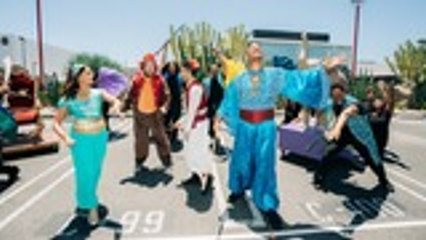 James Corden, Will Smith & ‘Aladdin’ Cast Perform ‘Crosswalk The Musical’ | Billboard News