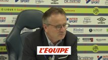 Sergent «Une saison très compliquée qui finit mal» - Foot - L1 - 38e j.