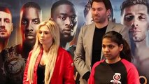 PRO DEBUT! - SHANNON COURTENAY v CRISTINA BUSUIOC **OFFICIAL** HEAD-TO-HEAD @ PRESS CONFERENCE