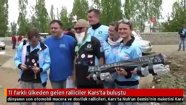 11 farklı ülkeden gelen ralliciler Kars'ta buluştu