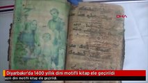 Diyarbakır'da 1400 yıllık dini motifli kitap ele geçirildi