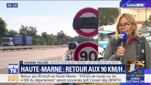 Jehanne Collard sur le retour aux 90km/h en Haute-Marne: Cette décision est prise dans l'urgence à la veille d'une élection européenne