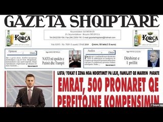 Ora juaj, Shtypi i ditës: Emrat 500 pronarët që përfitojnë kompesimin