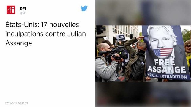 La justice américaine poursuit Assange en vertu des lois sur l’espionnage