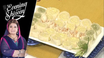 Pin Wheels Sandwiches Recipe by Chef Shireen Anwar 23 May 2019