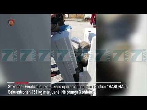 KAPEN 173 KG KANABIS NE SHKODER DHE SARANDE, 5 NE PRANGA - News, Lajme - Kanali 7