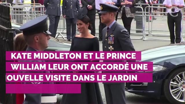 De véritables fans ! Le prince George et la princesse Charlotte sont retournés jouer dans le jardin imaginé par Kate Middleton