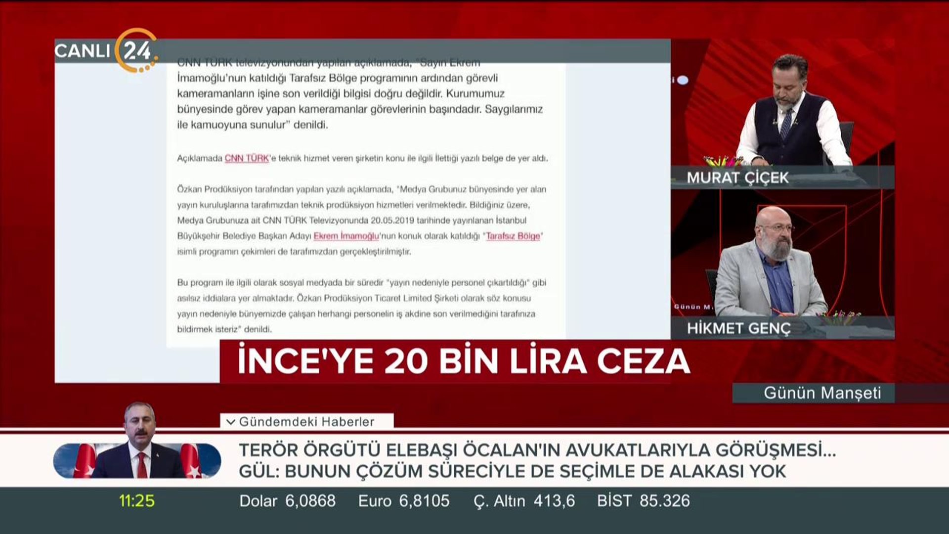 Cnn Turk Ten 4 Kameraman Aciklamasi Dailymotion Video