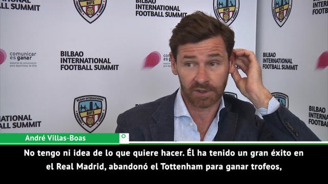 Villas-Boas sobre Bale: Probablemente lo mejor para él sea volver a la Premier League