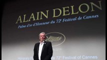 Alain Delon: après sa palme d'honneur à Cannes, il remercie son public