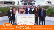 REALISATEURS COURT-METRAGE - Photocall - Cannes 2019 - EV