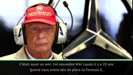 F1 - L'hommage du patron de la Formule 1 à la "légende" Lauda