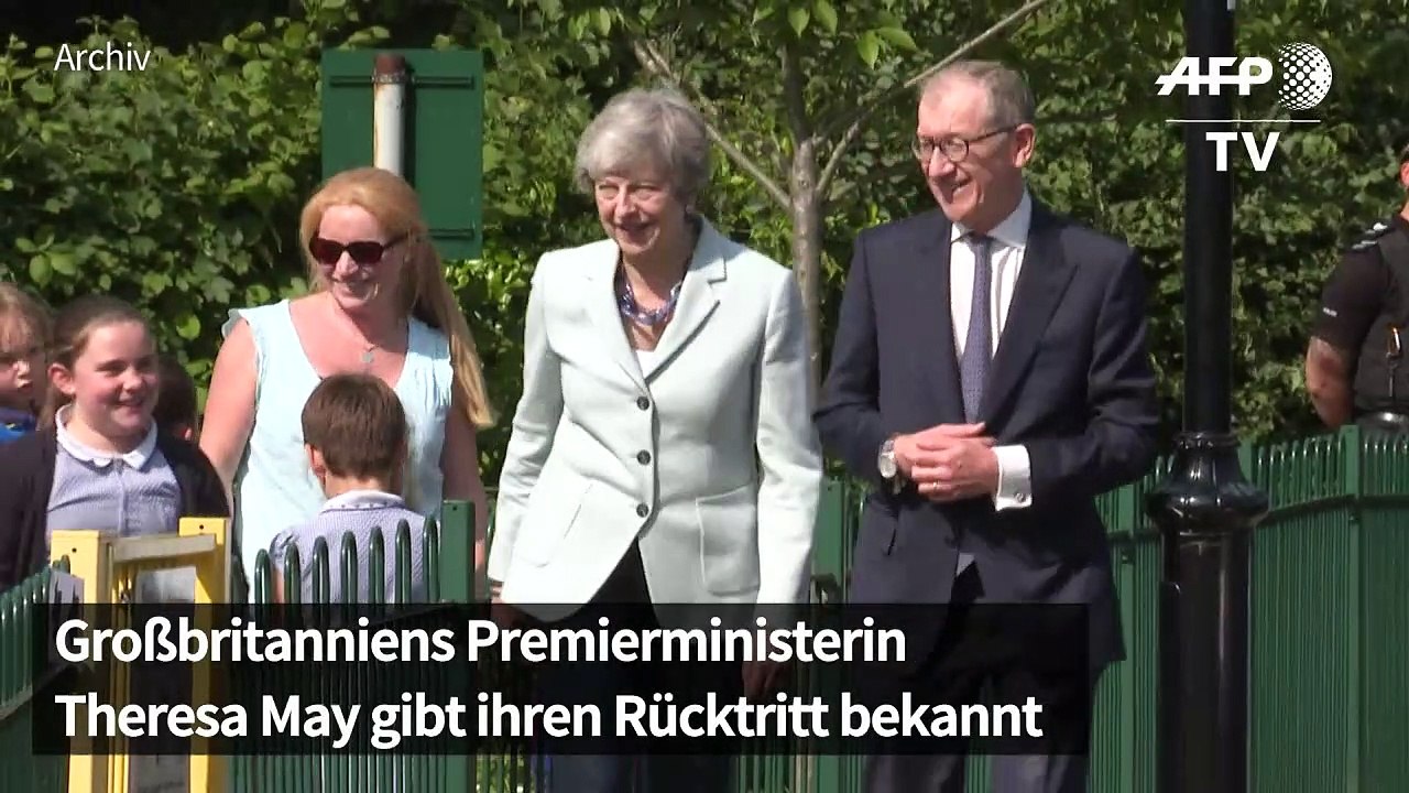 Theresa May gibt ihren Rücktritt bekannt
