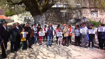 Report Tv - Gjirokastër/ Banorët protestojnë kundër HEC-it në Kolonjë: Rrezikon të na lërë pa ujë
