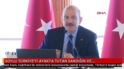 SOYLU TÜRKİYE'Yİ AYAKTA TUTAN SANDIĞIN VE DEMOKRASİNİN VARLIĞIDIR