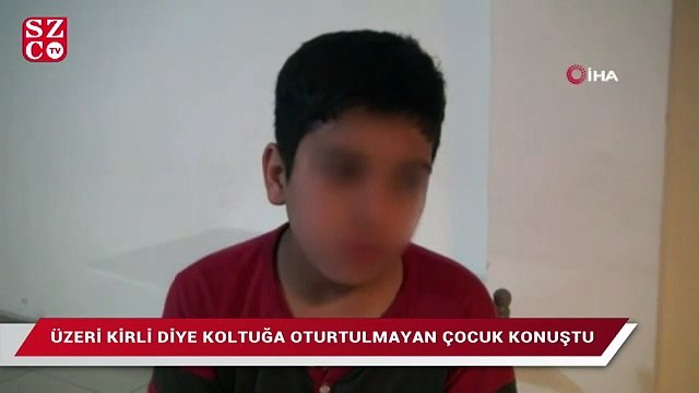 Üzeri kirli diye minibüste koltuğa oturtulmayan çocuk konuştu