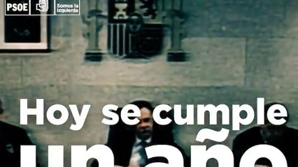 El PSOE celebra el primer aniversario de la sentencia por Gürtel