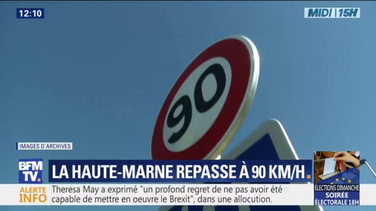 En Haute-Marne, 500 des 4000 kilomètres de routes devraient repasser à 90km/h