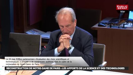 Reconstruction de Notre-dame de paris : les apports de la science et des technologies - Les matins du Sénat (24/05/2019)