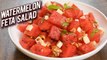 Watermelon Feta Salad Recipe - Summer Special Recipe - Homemade Watermelon & Feta Salad - Bhumika