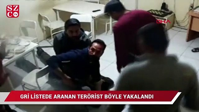 Gri listede aranan terörist işte böyle yakalandı