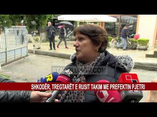 SHKODËR, TREGTARËT E RUSIT TAKIM ME PREFEKTIN PJETRI