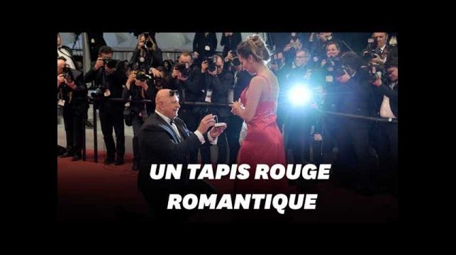 Cannes 2019: une demande en mariage sur le tapis rouge