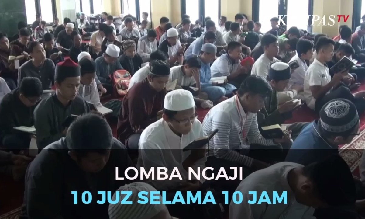 Lomba Ngaji 10 Juz Selama 10 Jam