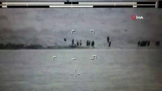 Mülteciler Termal kameraya yakalandı