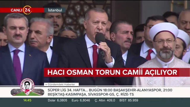 Hacı Osman Torun Camii açılışı