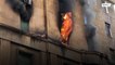 Half-naked Rome resident luckily escapes fire