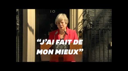 Скачать видео: Theresa May a terminé son discours de démission au bord des larmes