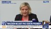 "La dynamique d'alliance annonce une avancée considérable de notre groupe au Parlement Européen." Marine Le Pen pense que son groupe va passer à la 3e place